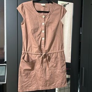 J Crew button down mini dress